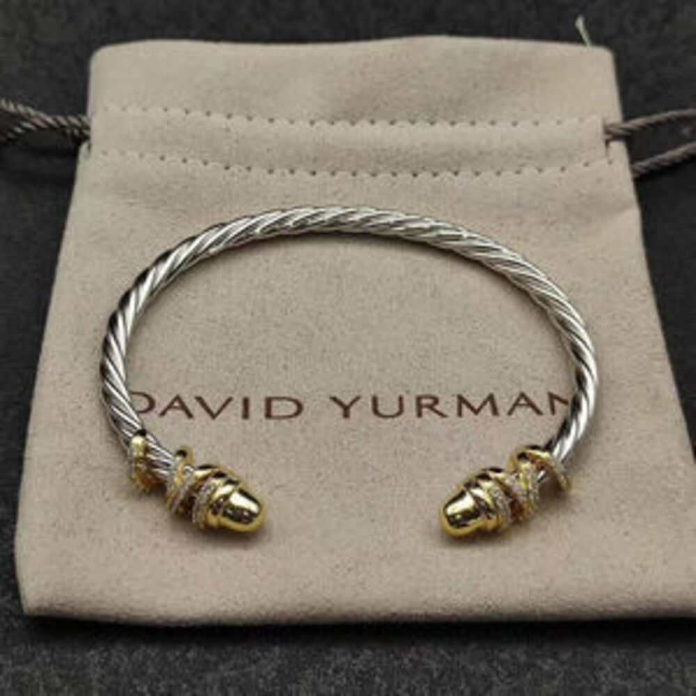 David Yurman 4mm round head wrap bracelet